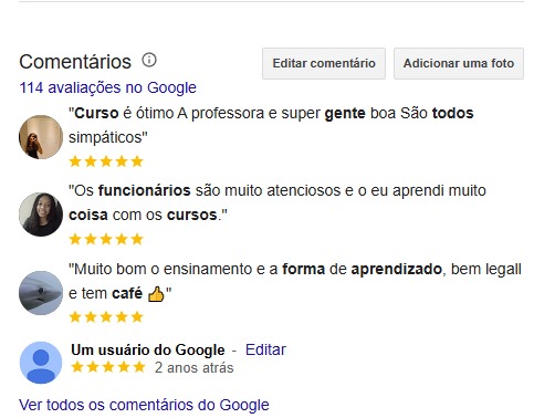 Comentários de alunos e responsáveis sobre a Educa Brasil